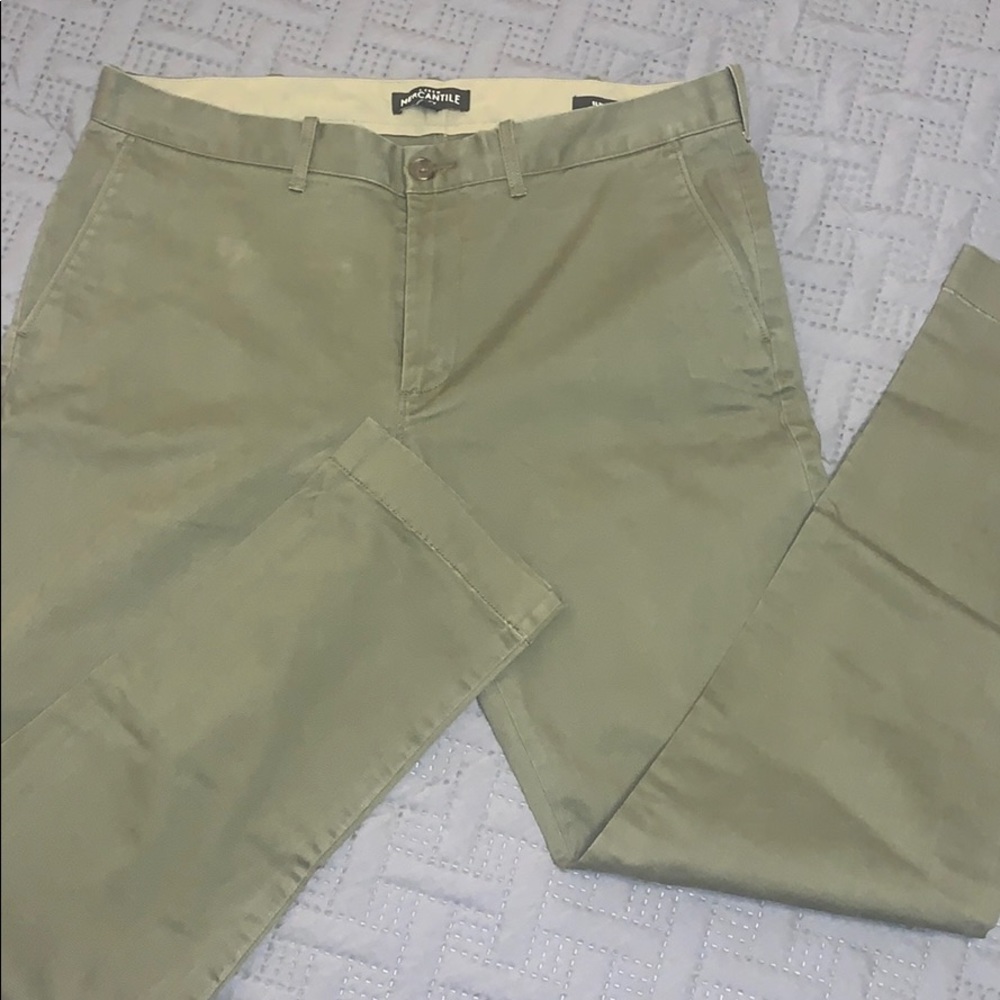 Olive J Crew slim flex Drigg 34x32. Never worn